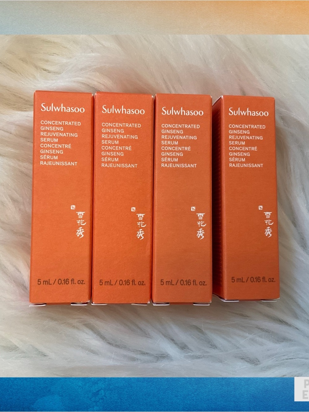 Sulwhasoo Concentrated Ginseng Rejuvenating Serum - New x4